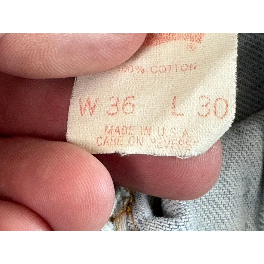 Vintage Levis 550 Jeans Mens 36x30 Orange Tab 90s Light‎ Relaxed Fit Denim Pants